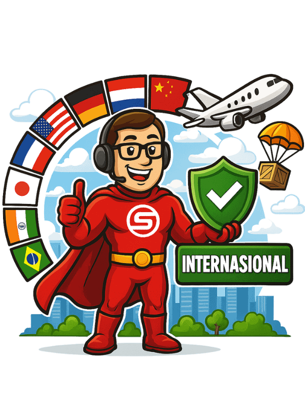 Pengiriman internasional dari Batam
